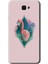 Galaxy J7 Prime 2 Kılıf Hd Desen Baskılı Arka Kapak + Esnek Nano Cam - Flamingo 1