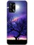 Oppo A54 Kılıf Hd Desen Baskılı Arka Kapak + Esnek Nano Cam - Uzay Silüet 1
