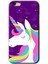 iPhone 6 Kılıf Hd Desen Baskılı Arka Kapak + Kırılmaz Cam - Unicorn Sleep 1