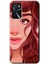 Oppo A16 Kılıf Hd Desen Baskılı Arka Kapak + Kırılmaz Cam - Kızıl Kız 1