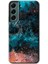 Galaxy S22 Kılıf Hd Desen Baskılı Arka Kapak + Kırılmaz Cam - Liquid Colorfull 1