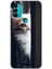 General Mobile Gm 21 Plus Kılıf Hd Desen Baskılı Arka Kapak + Kırılmaz Cam - Kedi Bakışı 1