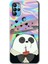 General Mobile Gm 21 Pro Kılıf Hd Desen Baskılı Arka Kapak + Kırılmaz Cam - Milkshake Panda 1