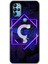 General Mobile Gm 21 Pro Kılıf Hd Desen Baskılı Arka Kapak + Kırılmaz Cam - Dark Neon Yaprak Ç Harfi 1