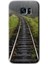 Galaxy S7 Edge Kılıf Hd Desen Baskılı Arka Kapak + Kırılmaz Cam - Tren Yolu 1