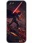 iPhone 5s Kılıf Hd Desen Baskılı Arka Kapak + Esnek Nano Cam - Darh Vader Wars 1