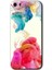 iPhone 5s Kılıf Hd Desen Baskılı Arka Kapak + Kırılmaz Cam - Gökkuşağı Color 1