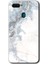 Oppo A12 Kılıf Hd Desen Baskılı Arka Kapak + Esnek Nano Cam - White Marble 1