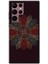 Galaxy S22 Ultra Kılıf Hd Desen Baskılı Arka Kapak + Kırılmaz Cam - Mandala Flower Wal 1