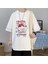 Happiness Cat Baskılı Oversize T-Shirt 1