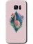 Galaxy S7 Edge Kılıf Hd Desen Baskılı Arka Kapak + Kırılmaz Cam - Flamingo 1