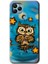 General Mobile Gm 21 Kılıf Hd Desen Baskılı Arka Kapak + Esnek Nano Cam - Owl Bird Stars 1