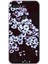 General Mobile Gm 9 Pro Kılıf Hd Desen Baskılı Arka Kapak + Esnek Nano Cam - Beyaz Çiçek 1
