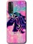 Huawei P Smart 2021 Kılıf Hd Desen Baskılı Arka Kapak + Esnek Nano Cam - Unicorn Kristal 1