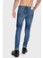 Skater Streç Pamuklu Normal Bel Slim Fit Jeans Erkek Kot Pantolon S71LB1223 S30663 470 2