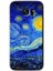 Galaxy S7 Edge Kılıf Hd Desen Baskılı Arka Kapak + Kırılmaz Cam - Starry Night 1
