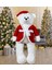 160 cm Noel Baba Şapkalı Ayıcık Yeni Yıl ,yılbaşı Hediyesi 2
