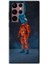 Galaxy S22 Ultra Kılıf Hd Desen Baskılı Arka Kapak + Esnek Nano Cam - Smoke Astronot 1