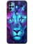 General Mobile Gm 21 Pro Kılıf Hd Desen Baskılı Arka Kapak + Esnek Nano Cam - Neon Lion 1