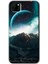Huawei Y5P Kılıf Hd Desen Baskılı Arka Kapak + Kırılmaz Cam - Uzay Gökyüzü 1