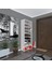 Kenzlife ayakkabılık goya byz 180*70*30 arkalıksız ayakkabı ofis dolabı iki bölme 1