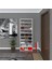 Kenzlife ayakkabılık goya byz 180*70*30 arkalıksız ayakkabı ofis dolabı iki bölme 2