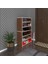 Kenzlife ayakkabılık goya cvz 120*70*30 arkalıksız ayakkabı ofis dolabı iki bölme 1