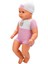 Dollz'n More Denis Bebek 60 Cm. 60012 - Pembe Puantiyeli-Beyaz Bere 2