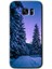 Galaxy S7 Edge Kılıf Hd Desen Baskılı Arka Kapak + Kırılmaz Cam - Kış Manzarası 1