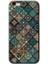 iPhone 6s Kılıf Hd Desen Baskılı Arka Kapak + Kırılmaz Cam - Mat Mandala 1