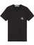 Jeans Siyah Erkek Bisiklet Yaka Düz T-Shirt J30J320936-BEH Core Monogram Pocket 1