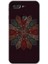 General Mobile Gm 9 Pro Kılıf Hd Desen Baskılı Arka Kapak + Esnek Nano Cam - Mandala Flower Wal 1