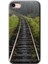 Apple iPhone 8 Kılıf Hd Desen Baskılı Arka Kapak + Kırılmaz Cam - Tren Yolu 1