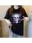 Hysterical Baskılı Siyah Oversize T-Shirt 1