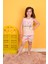 Kız Çocuk Askılı Pijama Takımı Wonderful Somon 4