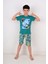 Erkek Çocuk Kısa Kollu Pijama Takımı Palm Beache Yeşil 6