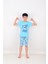 Erkek Çocuk Kısa Kollu Pijama Takımı Game Changer Mavi 4
