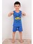 Erkek Çocuk Askılı Pijama Takımı Will Be Back Lacivert 1