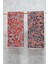 Penye Pamuğu 50 x 100 cm İpliği Boyalı 2'li Set Flower V2 1
