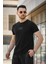 Ritmo Ritim Desen Baskılı Slim Fit Likralı Erkek Tshirt 2