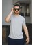THEA3B Jakar Kumaş Slim Fit Likralı Basic Erkek Tshirt 2