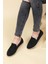 Lazer Delikli Loafer Siyah 1