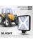 Kare Xlight Çalışma ve Off Road Lambası Beyaz 10.5 cm 2