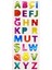 Sticker Kabartmalı Stiker Defter, Planlayıcı Etiket Renkli Harfler (CB399) 16X7 cm 1