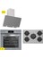 BO6504S01 - CS5364S01 - 3457 Soho 60 Gri Cam Ankastre Set 1