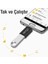 Polham Tak Çalıştır Type-C To USB Çevirici Dönüştürücü Adaptör, Veri Aktarım, Klavye, Mouse Aparatı 3