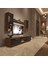 Eko 5dab Mdf DVD Tv Ünitesi Tv Sehpası - Ceviz - Siyah Mermer 1