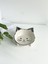 Seramik Sweet Cat Kedi Mama- Su Kabı (Siyah Desen) 4