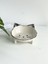 Seramik Sweet Cat Kedi Mama- Su Kabı (Siyah Desen) 5
