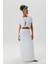 Kayık Yaka Oversize Yazlık Crop Bohem Bluz 3